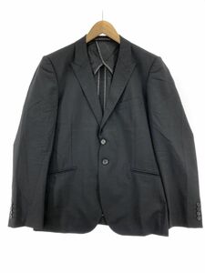 Paul Smith ポールスミス ウール混 テーラード ジャケット sizeL/黒 ■■ ☆ eac2 メンズ