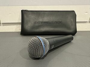 【中古】ダイナミックマイク SHURE シュアー Beta 58A ボーカル マイクロホン 楽器 バンド 【札TB01】