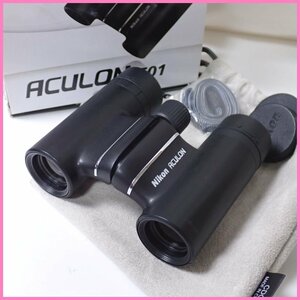 ★Nikon/ニコン ACULON T01 10x21 双眼鏡/ブラック/10倍/実視界5°/付属品あり&1968700102