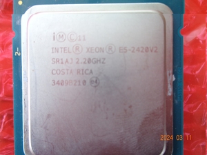 Intel Xeon E5-2420_v2 2.20GHz 6コア 12スレッド SR1AJ LGA1356