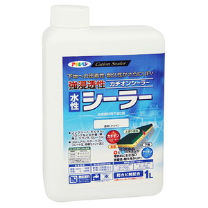 強浸透性水性シーラー アサヒペン 塗料 水性塗料 1L クリヤ