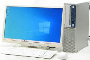 NEC Mate PC-MKM34BZG1 ■ 20インチワイド 液晶セット ■ i5-7500/DVDROM/DisplayPort/省スペース/第7世代/Windows10 デスクトップ