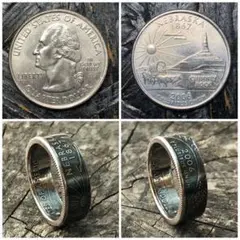 アメリカ50州記念コインリング アメリカンリング ネブラスカ州 指輪 コイン
