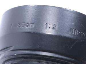 【Y81】レンズフード BK ねじ込み式 ( Nikon f=8.5cm 1:2 NIPPON KOGAKU JAPAN ) ビンテージ