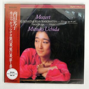 帯付き MITSUKO UCHIDA/MOZART:PIANO SONATAS - KLAVIERSONATEN - KV 279, 457 & 576 / FANTASIA - KV 475/PHILIPS 4126171 LP