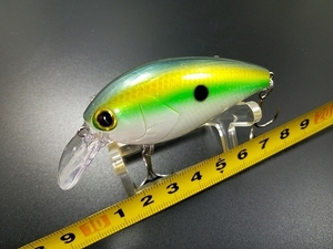 ノリーズ ショットオメガビッグ62 #259/チャートセクシーシャッド(ボーン) USED 田辺哲男 NORIES SHOT OMEGA BIG CRANKBAIT