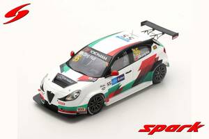 ■限定300pcs. スパークモデル 1/43 2019 アルファロメオ ジュリエッタ ヴェローチェ TCR #55 M.チンホワ WTCR マカオ