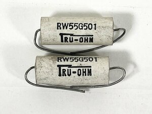 TRU-OHM(Western Electric) RW55G501 500Ω 2個 [11120]