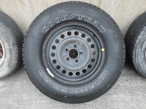 フォード エクスプローラー パンク 修理用 予備 タイヤ 純正 16インチ 未使用 グッドイヤー タイヤ付 鉄ホイール セット アビエーター