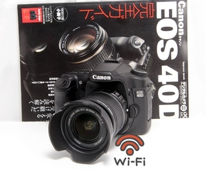 ☆レンズフード付きの手ぶれ補正レンズで撮影ラクラク♪美品♪Canon EOS 40D☆スマホ転送OK&超高速連写♪完全ガイド付き☆