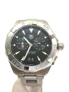 TAGHeuer◆アクアレーサー/クォーツ腕時計・WAY111Z/300M40.5mm/デジタル/ブラック/クロノグラフ ダイバーズ AQUA RACER アクアレーサー