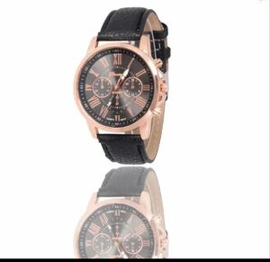 腕時計　時計 ギリシャ文字 レザー　革　アナログ メンズ クォーツ 高品質 レザーベルト ファッション時計 ウォッチ　男女兼用　ブラック