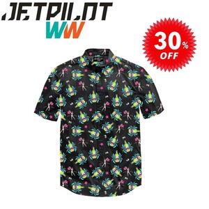 ジェットパイロット JETPILOT セール 30%オフ メンズシャツ 送料無料 フェア ディンカム メンズ シャツ ブラック M S21620