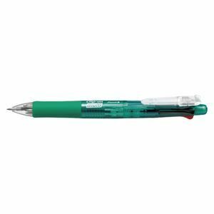 【新品】（まとめ） ゼブラ クリップオンマルチ 4色ボールペン0.7mm（黒・赤・青・緑）+シャープ0.5mm 緑 【×10セット】