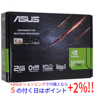 【中古】ASUSグラボ GT730-SL-2GD5-BRK-E PCIExp 2GB 元箱あり [管理:1050017089]