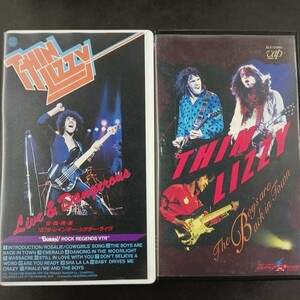 VHS_20】 シン・リジィ THIN LIZZY 2本まとめて ビデオテープ