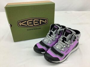 KEEN TEMPO FLEX MID WP/ライトグレー/24.5cm 未使用品 ACB