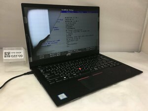 ジャンク/ LENOVO 20KGS5KF00 ThinkPad X1 Carbon 6th Intel Core i5-8350U メモリ8.19GB SSD128.03GB 【G22720】