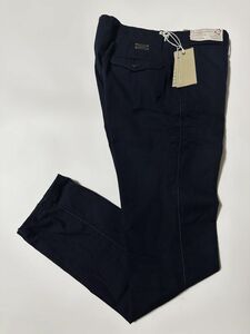 3807】新品4.4万【INCOTEX / インコテックス　32　秋冬モデル　ウール混デニムパンツ　定番デニスラ　SLIM FIT　SLACKS】ダークネイビー