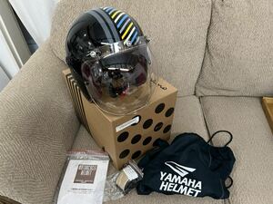 未使用 ヤマハ ビーノ オリジナル デザインＶＩＮＯ CP HELMET ブラック ヘルメット