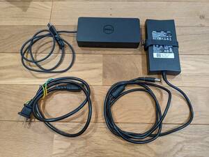 Dell　ドッキング ステーション D6000（USB-CケーブルとUSB-Aアダプタ付き） ACアダプタ付属 １3０W