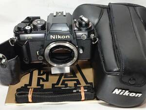 【極上美品／動作良好】 ニコン Nikon FA ブラックボディー 1/4000s搭載の希少なマルチニコンFAの非常に綺麗な逸品です！#2408