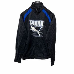PUMA ジップアップジャケット XLサイズ程度 プーマ ブラック 古着卸 アメリカ仕入 t2203-3183