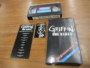 RS-5195【VHS】ステッカー、歌詞カードあり / GRIFFIN THE VIDEO ハードコア/パンク/グリフィン / T.N.T-003 / VIDEO TAPE ビデオ テープ