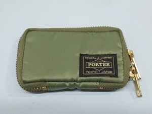 6連◇◇PORTER キーケース タンカー ポーター 吉田鞄 カーキー 良品 93579◇◇