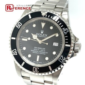 ROLEX ロレックス 16660 シードゥエラー 自動巻き トリプルシックス 腕時計 SS シルバー メンズ【中古】