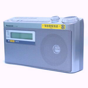 あ//A7525 　パナソニック　Panasonic 緊急警報放送受信対応　FM-AM2 BAND RECEIVER RF-U350 動作品