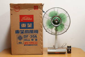 M 昭和レトロ 元箱 Toshiba 東芝扇風機 CRYSTAL ZEPHYR DF-30A