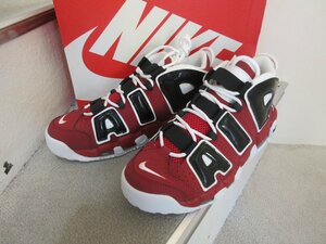 〇1000円～未使用　ナイキ NIKE AIR MORE UPTEMPO 96 VARSITY RED 921948-600 スニーカー　サイズ26.5cm