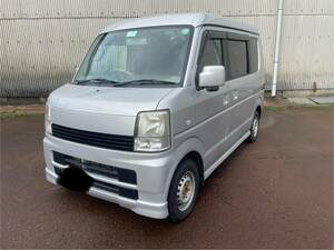 DA64V エブリイバン AT 4WD JOINターボ H19年 車検R8年2月14日 ワゴンバンパー ワゴン純正エアロ ワゴンリアシート移植 ミラーヒーター