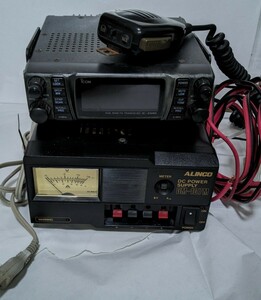 【動作品 送料無料 匿名発送】無線機セット IC-2340 HM- 78 DM-107M 