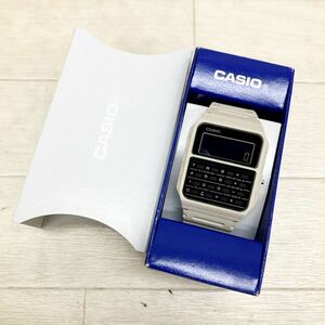 1210◎ CASIO カシオ 3208 CA-53W 小物 時計 腕時計 ストップウォッチ アラーム カジュアル ベージュ メンズ