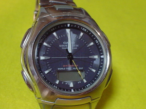 CASIO　WAVE　CEPTOR　タフソーラー　１０BAR　腕時計　