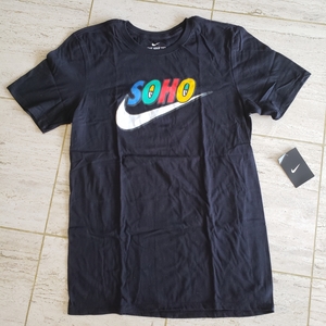 Mサイズ NIKE New York soho 限定 Tシャツ ナイキ ニューヨーク ブラック 黒 black アメリカ 新品 lab just do it T-shirt tee