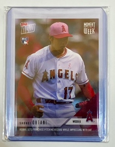 ★【極美品】2018 Topps Now Moment of the Week MOW-6 大谷翔平 RC ルーキーカード MLB Angels エンジェルス（送料無料）