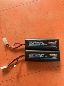 YOKOMO Lipo 30C 7.4V 3000mAh ストレートパック バッテリー YB-L300C　2本