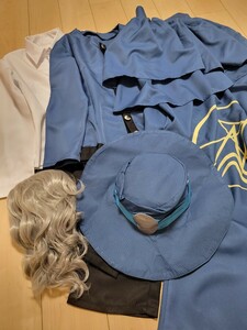 【新品未使用】FateGrand order エドモン・ダンテス　ウィッグ付 男性用 大きめ サイズ XL コスプレ cos 衣装 フルセット 1円