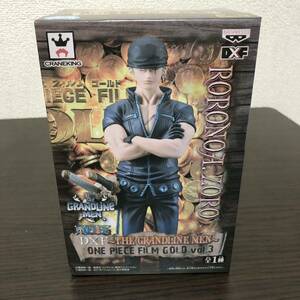 ★【新品未開封品】ワンピース DXF THE GRANDLINE MEN FILM GOLD ロロノア・ゾロ フィギュア 箱日焼けあり A-7