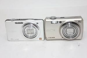 【カメラ2台まとめ売り】Panasonic DMC-SZ7・FUJIFILM F200 EXR #0093-968