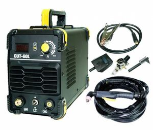 インバーター式 プラズマカッター CUT-60L！ハイパワー切断 AC100V/200V両方可！小型軽量 金属を楽にサクサク切断！CUT60L CUT60