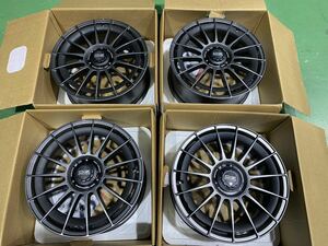 18インチ　8j ET48 PCD100 OZレーシング OZ Superturismo AERO スターグラファイト　超美品4本セット　引き取りOK