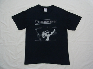 ☆ The Smiths ザ・スミス 『LOUDER THAN BOMBS』 Tシャツ sizeM 黒 ☆USA古着 UK ロック モリッシー ジョニー・マー ROUGH TRADE 80s 90s