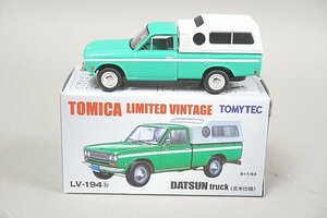 TOMICA トミカリミテッドヴィンテージ TLV 1/64 ダットサン トラック (北米仕様) 緑 LV-194b