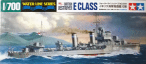 タミヤ/1/700/ウォーターラインシリーズNO.909/イギリス海軍E型駆逐艦/未組立品