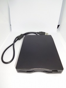 USB外付けフロッピーディスクドライブ SAC U2-FDD 3モード対応 マニュアル・ドライバCD付属 中古動作品