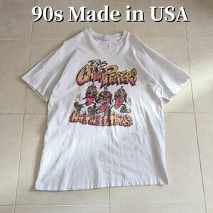90s USA製 Chili Peppers Tシャツ シングルステッチ　XL